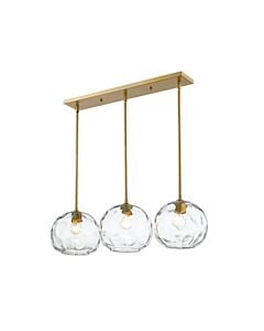 78203 - Luminaire laiton brossé.
